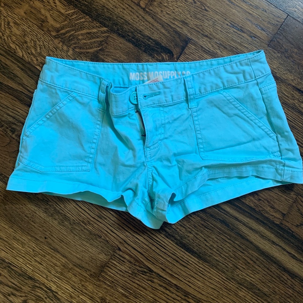 Mossimo supply co. Aqua blue shorts